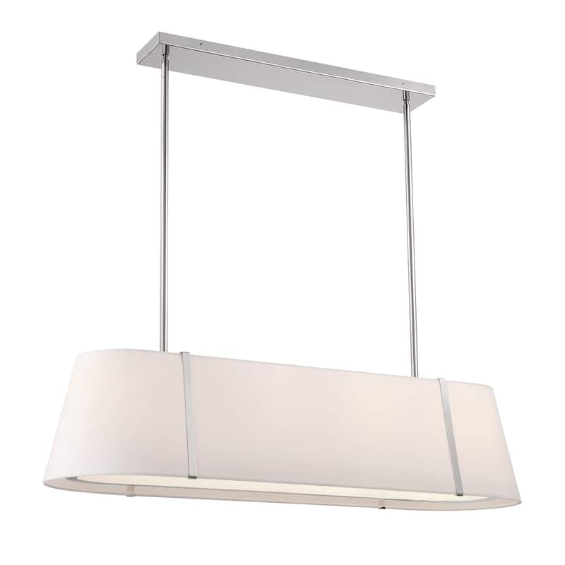 Crystorama Lighting Group FUL-917 Fulton 4 Light 42" Wide Linear - Polished Nickel