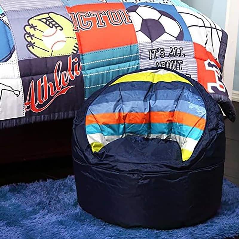 Heritage Kids Striped Toddler Bean Bag Chair