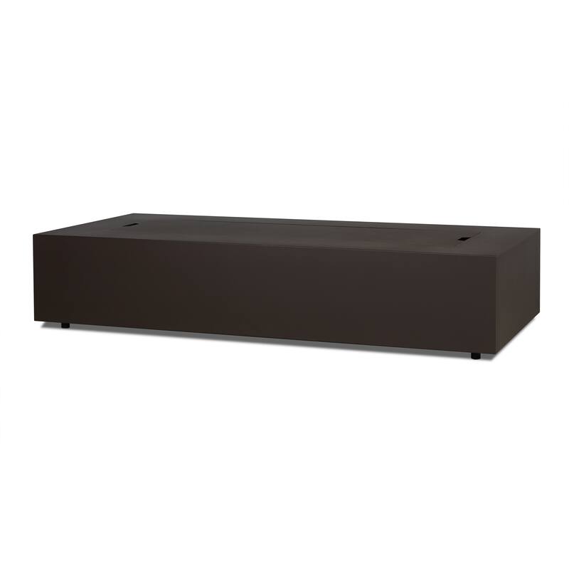 Aegean 70" Rectangle Fire Table Propane or Natural Gas by Real Flame