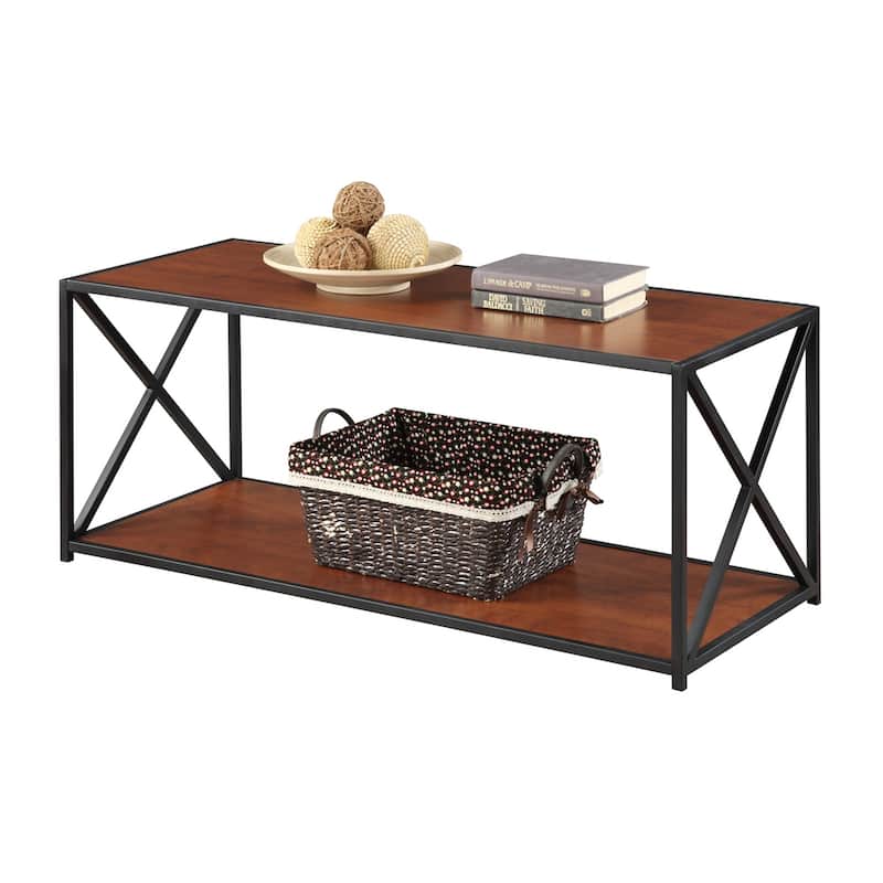 Convenience Concepts Tucson Coffee Table with Shelf