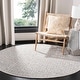 preview thumbnail 6 of 28, SAFAVIEH Handmade Trace Gauri Wool Rug 6' Round - Grey - Round