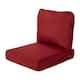 Haven Way Universal Outdoor Deep Seat Lounge Chair Cushion Set - 22x25 - Red
