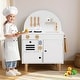 preview thumbnail 21 of 28, Costway Play Kitchen for Kids with Stoves Faucet Sink Microwave Oven - See Details