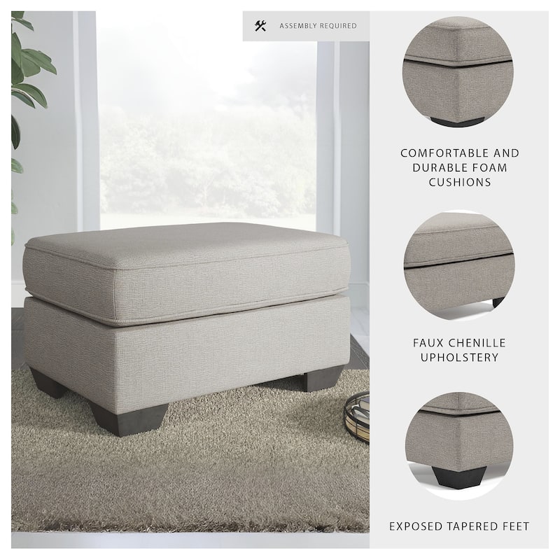 Signature Design by Ashley Greaves Stone Ottoman