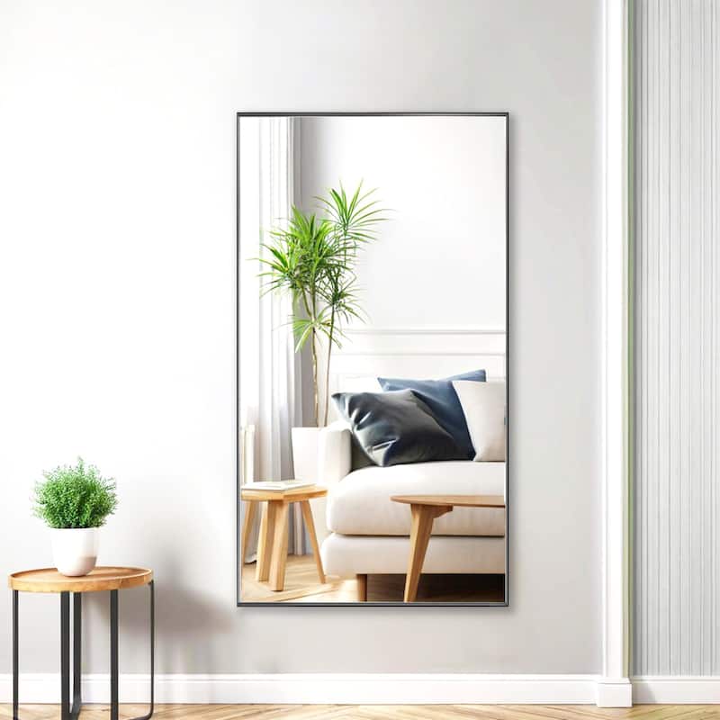 Metal Framed Rectangle Bathroom Vanity Mirror Wall Mirror