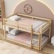 preview thumbnail 2 of 10, Natural Twin Size Wood Loft Bed with Ladder and Fence for Kids, Boys and Girls
