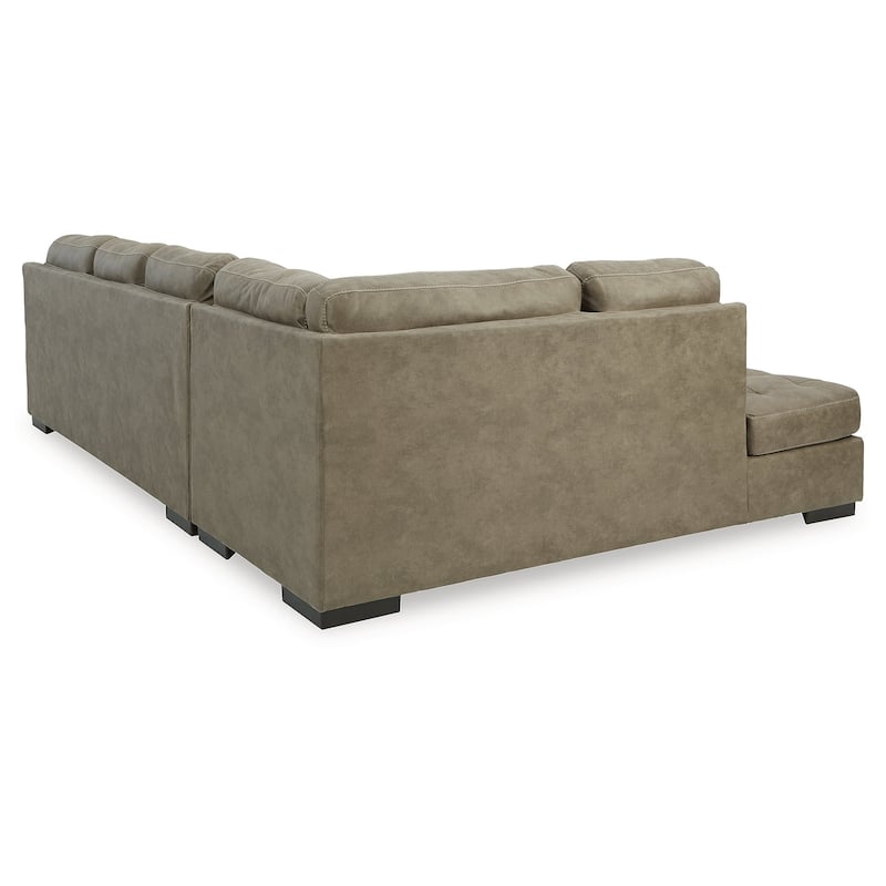Signature Design by Ashley Maderla 2-Piece Sectional with Chaise - 124"W x 87"D x 38"H