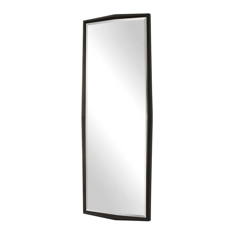 Uttermost On Point Tall Bronze Mirror - 30.00" W x 76.00" H x 3.00" D