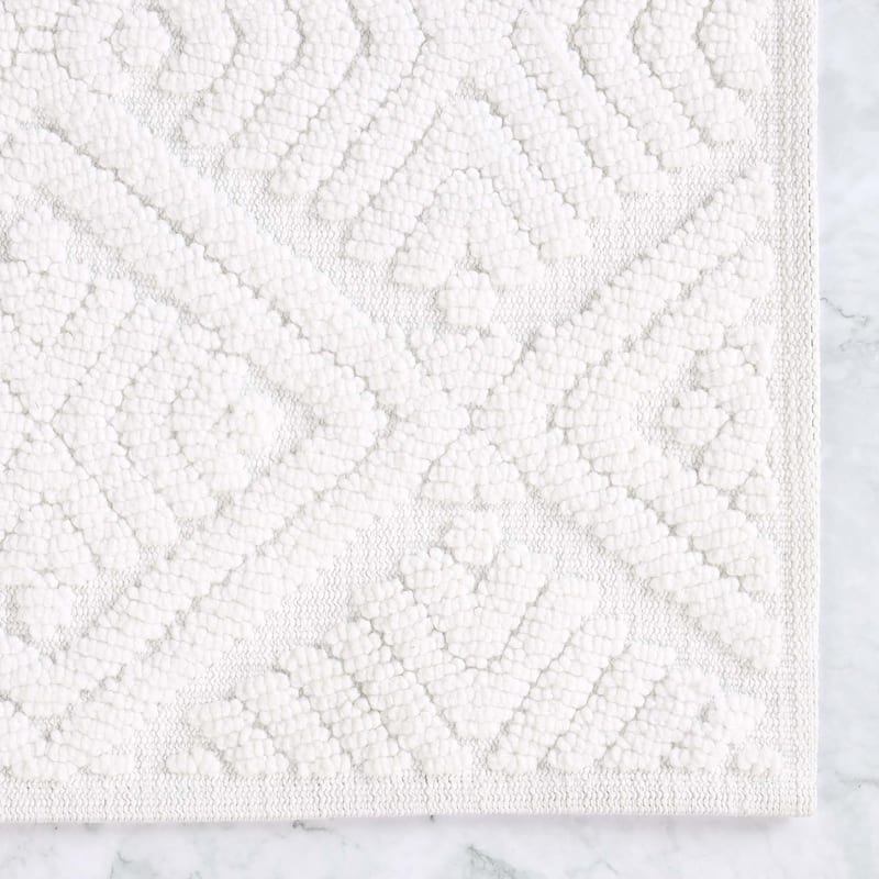 Superior Ceton Geometric Washable Bath Rug, Set of 2
