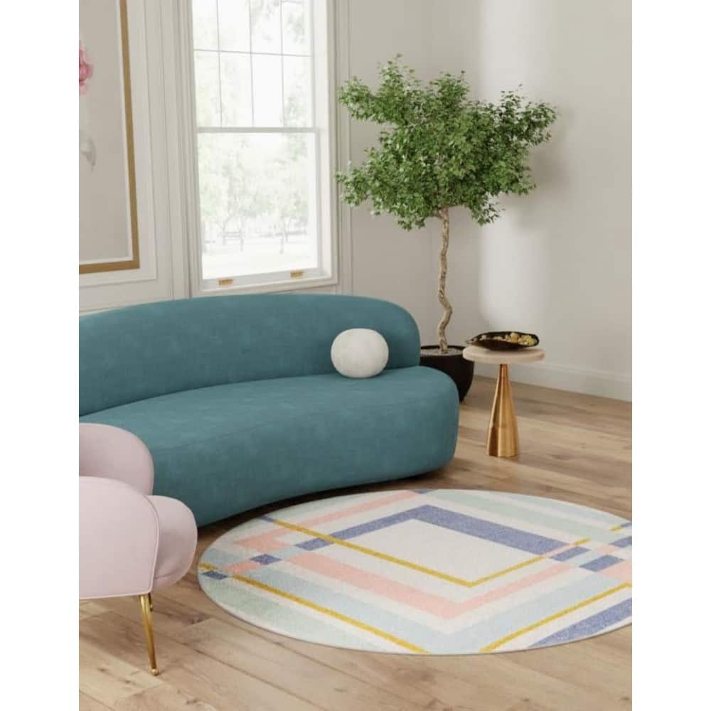 Contemporary Heloise Collection Area Rug