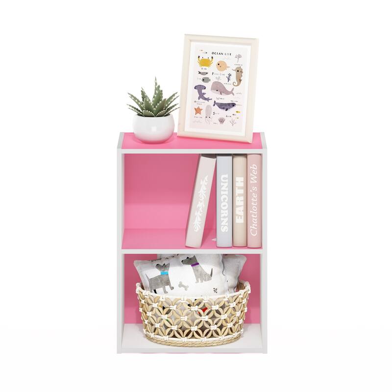 Furinno Luder 2-Tier Open Shelf Bookcase