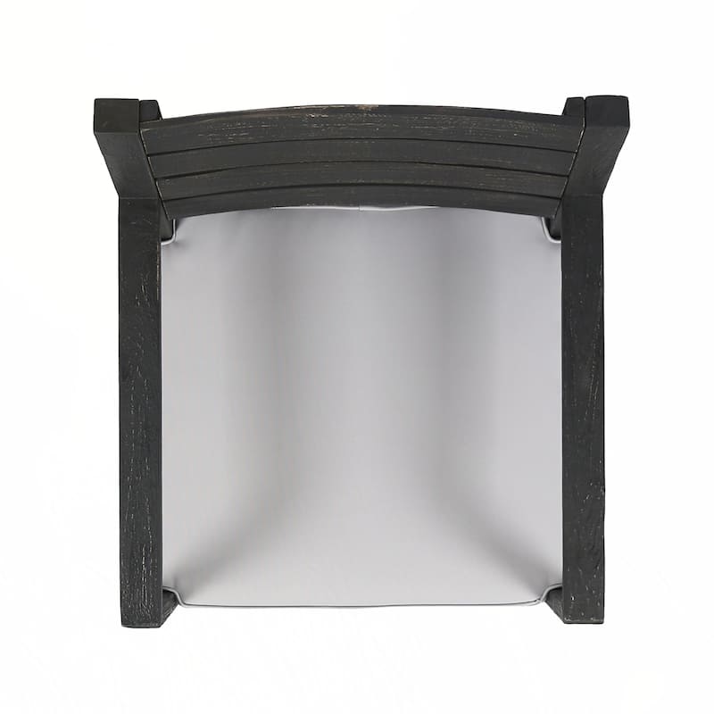 Outdoor Dining Chair Set of 2, Dark Grey