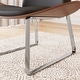 preview thumbnail 11 of 20, Corvus Mid-century Walnut Finish Accent Lounge Chair