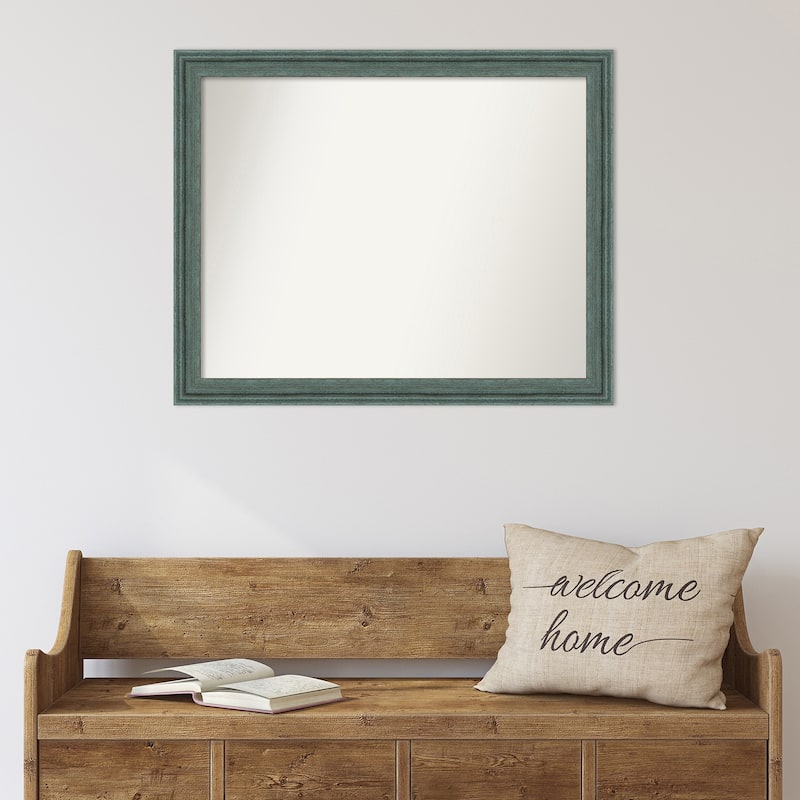 Upcycled Non-Beveled Wood Framed Wall Mirror