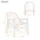 preview thumbnail 17 of 31, Roomfitters Mid-Century Accent Chair with Solid Wood Frame and High Backrest, Reading Armchair for Living Room