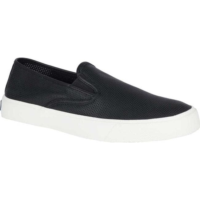 Slip On Sneaker Black Leather 