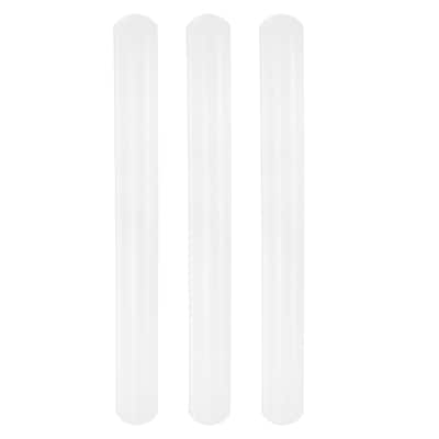 3pcs Fondant Rolling Pin PP Non Stick for Baking - White