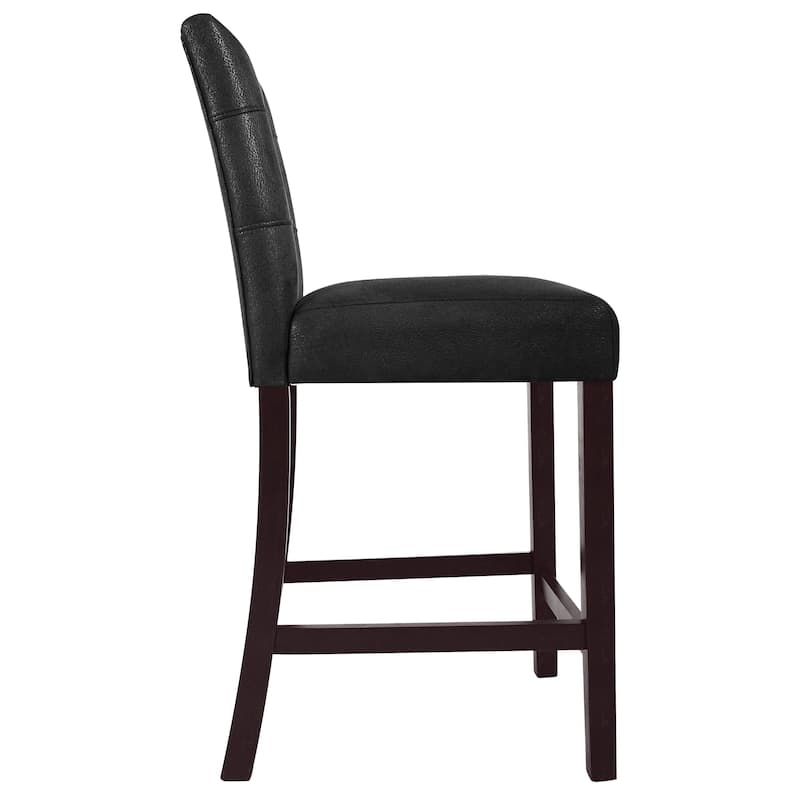 HomePop Upholstered Counter Stool - Set of 2