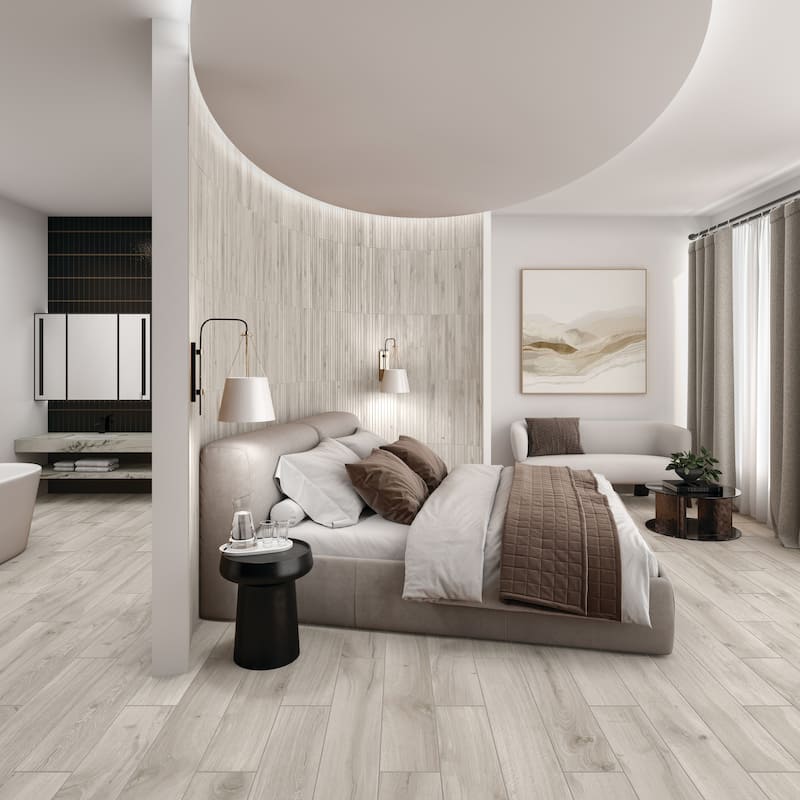 Daltile Acreage 8" x 48" Porcelain Wood Look Floor Tile (6 PCS Per Carton) (15.18 SQFT Per Carton)