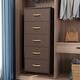 preview thumbnail 20 of 86, Contemporary 5-drawer Chest Vertical Storage Tower- Fabric Dresser