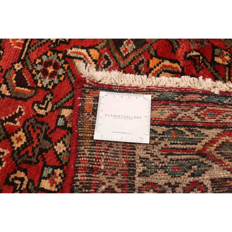 ECARPETGALLERY Hand-knotted Andelz Red Wool Rug - 4'7 x 8'2