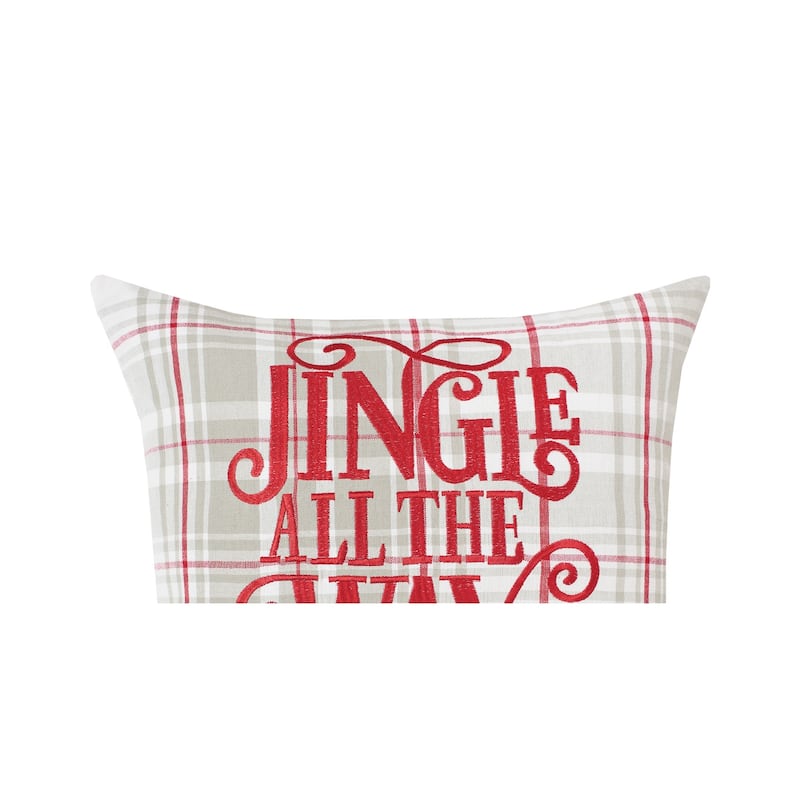 Jingle All The Way Printed Throw Pillow