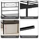 preview thumbnail 6 of 10, Yoneston Easy-to-assemble Metal Twin Platform Bed Frame with Under-bed Storage