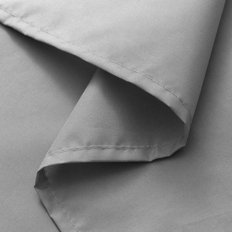 Mesh Pocket Water Repellent Shower Curtain