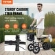 preview thumbnail 16 of 19, VEVOR Folding Knee Scooter, Carbon Steel Steerable Knee Walker for Injured Ankle Foot Knee