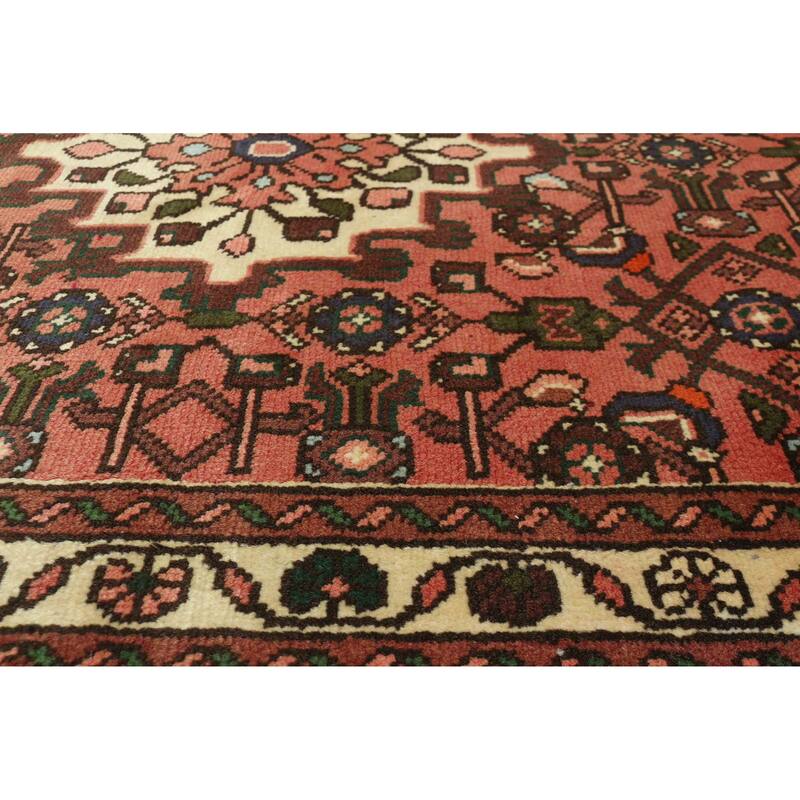 ECARPETGALLERY Hand-knotted Andelz Red Wool Rug - 3'3 x 5'0