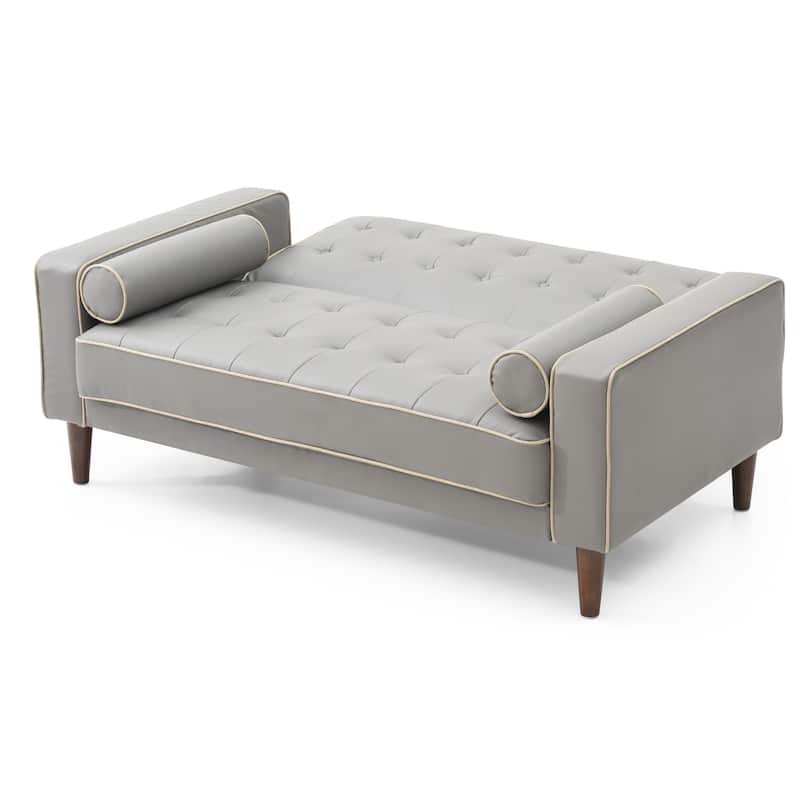 Andrews Faux Leather Loveseat Bed