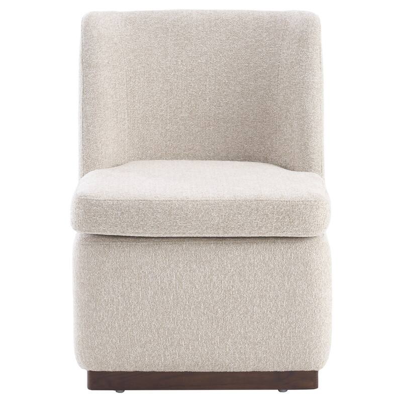 Modern Accent Chair Set of 2, Armless Chairs for Dining Room, Living Room, Bedroom