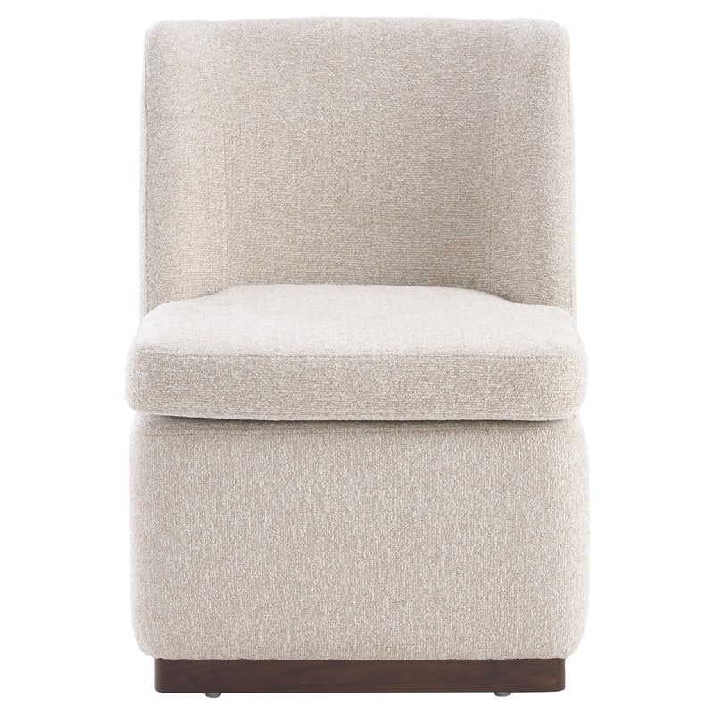 Modern Upholstered Accent Chair with Back for Dining Room, Living Room, Bedroom