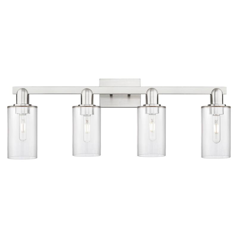 Innovations Lighting Endless Possibilities Arcadia - Clymer - 4 Light 31" Bath Vanity Light - Clear/Brushed Satin Nickel