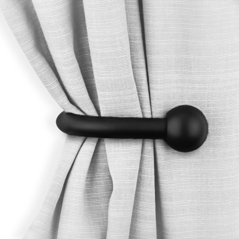 Chicology Holdbacks, Curtain & Drapery Rod Tie Backs & Hardware, Essential - Set of 2