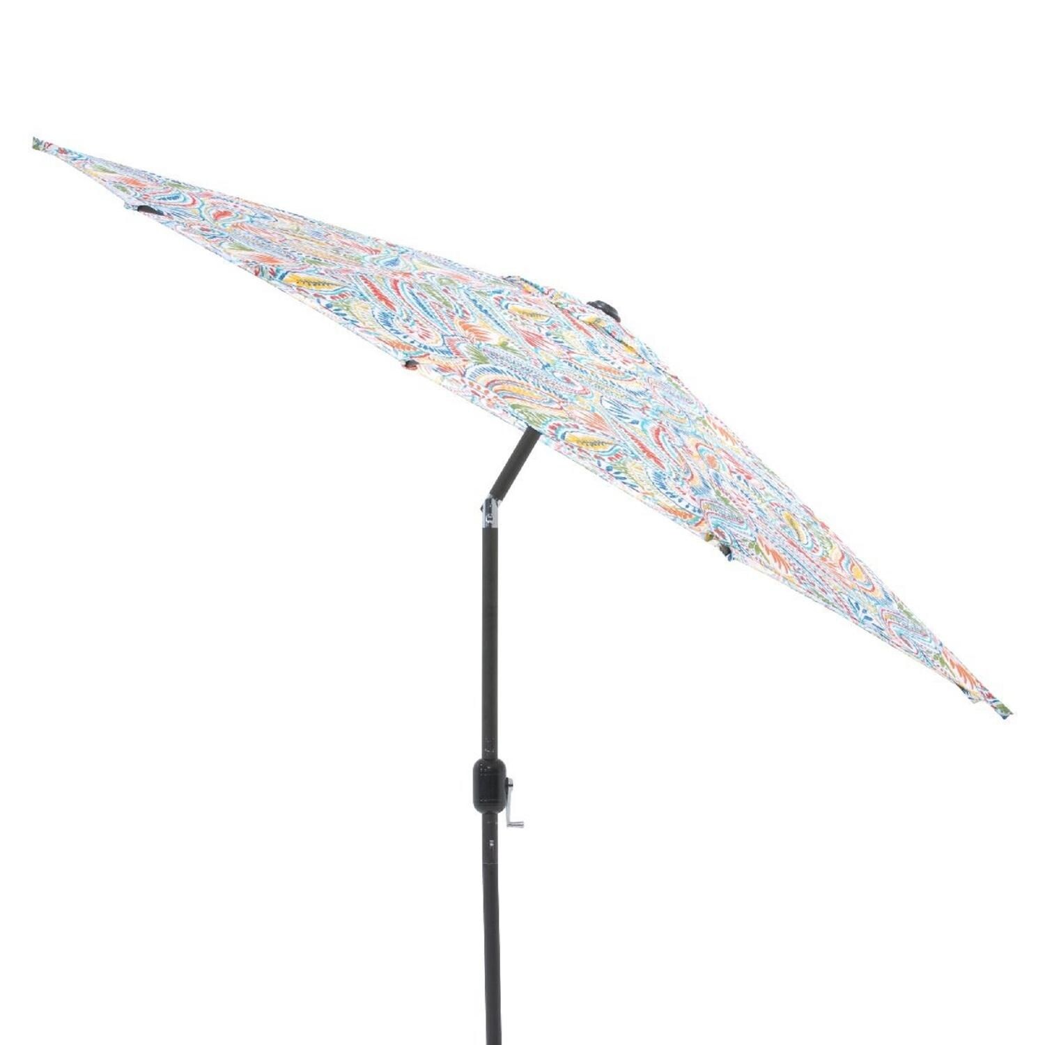 Shop Black Friday Deals On 9 Red And Blue Ummi Multi Patio Market Umbrella With Hand Crank And Tilt Overstock 20978325