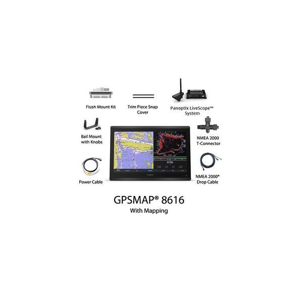 Garmin GPSMAP 8616 with Panoptix Livescope System Bed Bath & Beyond