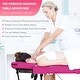 preview thumbnail 5 of 5, Portable Massage Bed Lash Bed with Carrying Case SPA Table Height Adjustable - 83.9"D x 32.3"W x 33.7"H