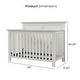 preview thumbnail 5 of 8, Jarah 4-in-1 Convertible Baby Crib