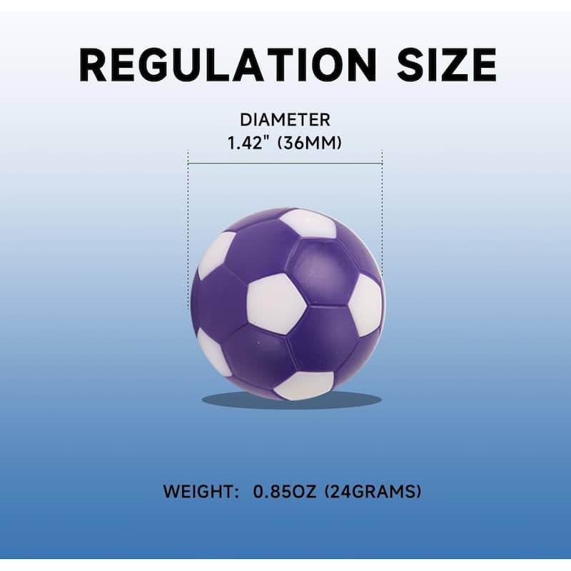 GSE™ Foosball Table Replacement Balls, 36mm(1.42") Tabletop Soccer Football Balls for Foosball Table Accessories