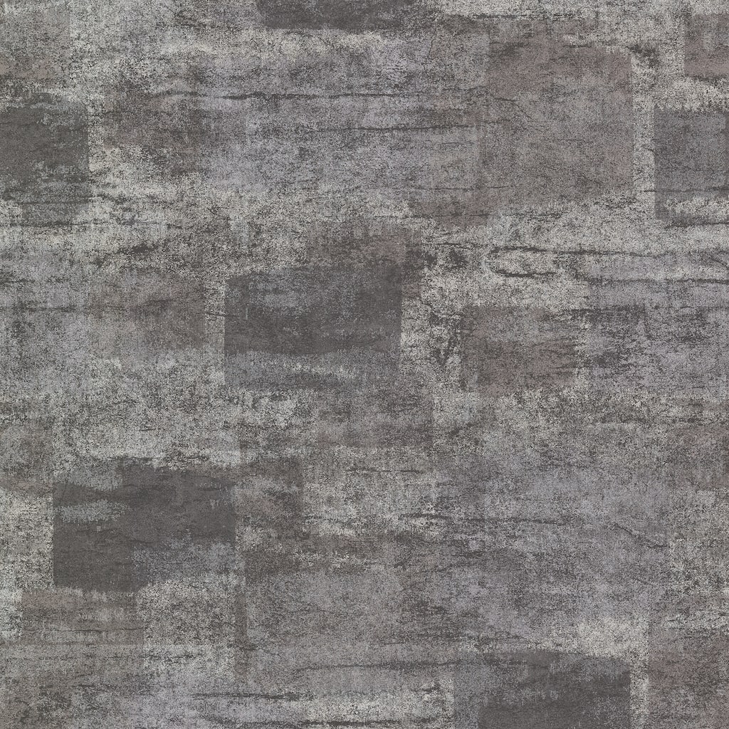 A-Street Prints Pele Silver Distressed Wallpaper - N/A