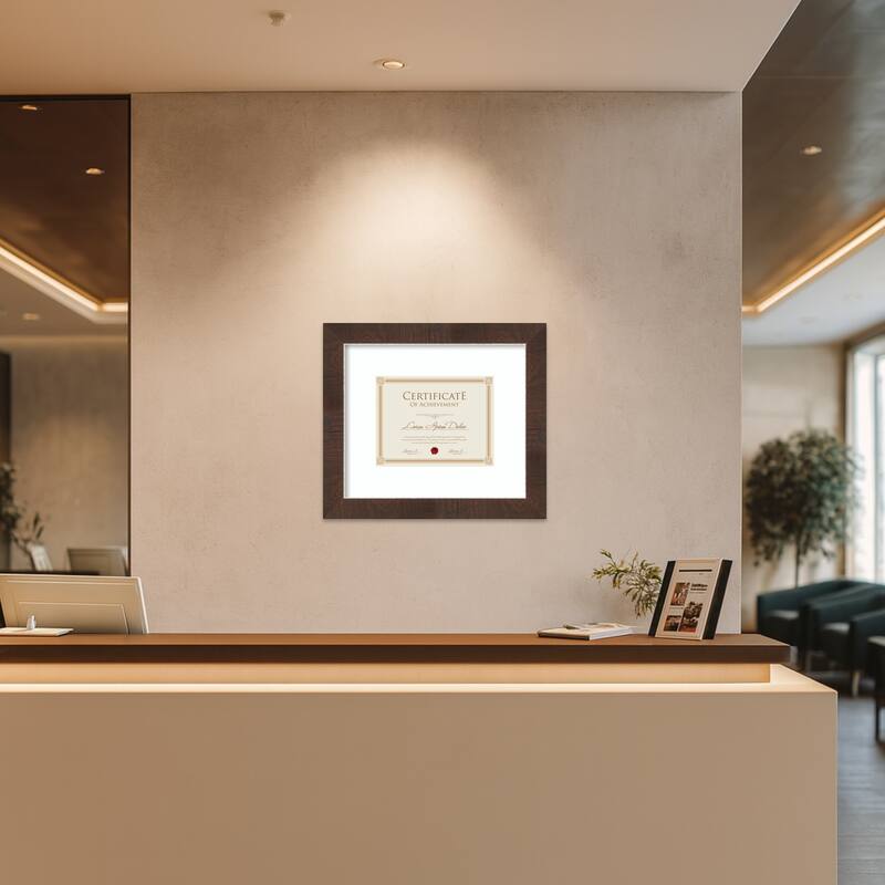 Wildwood Brown Narrow Framed Picture Frame, Photo Frame