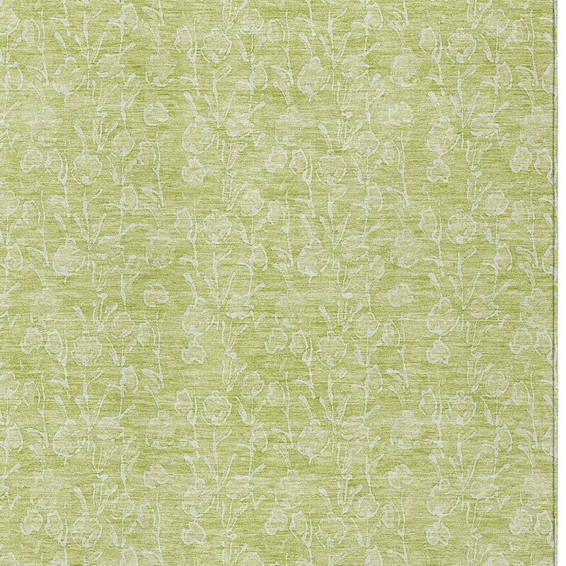 HomeRoots Floral Transitional Rectangle Outdoor Rug