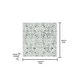 preview thumbnail 6 of 4, InHome Chelsea Antique White Peel & Stick Tin Tiles