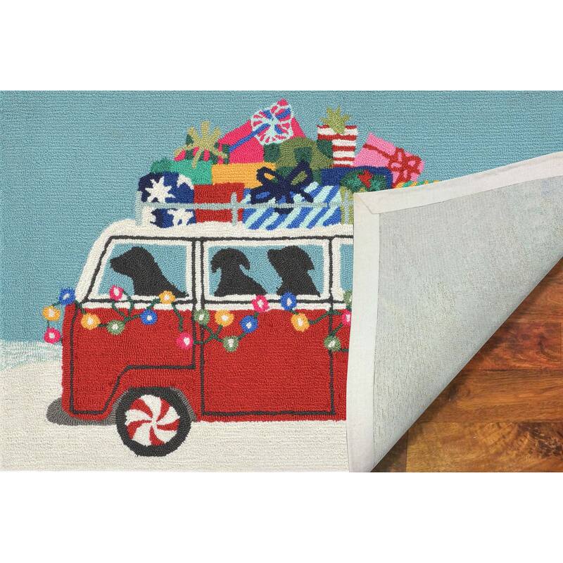 Liora Manne Frontporch Happy Howlidays Indoor/Outdoor Mat