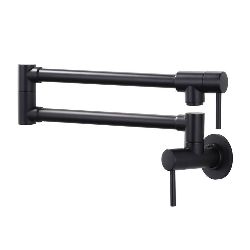 WOWOW Wall Mounted Pot Filler - Black