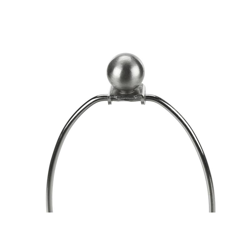 24"h Table Lamp, Black Ceramic, Beige Shade, Contemporary