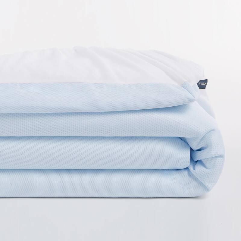 Serta Cool Air Mesh Cover Waterproof Mattress Protector - Blue