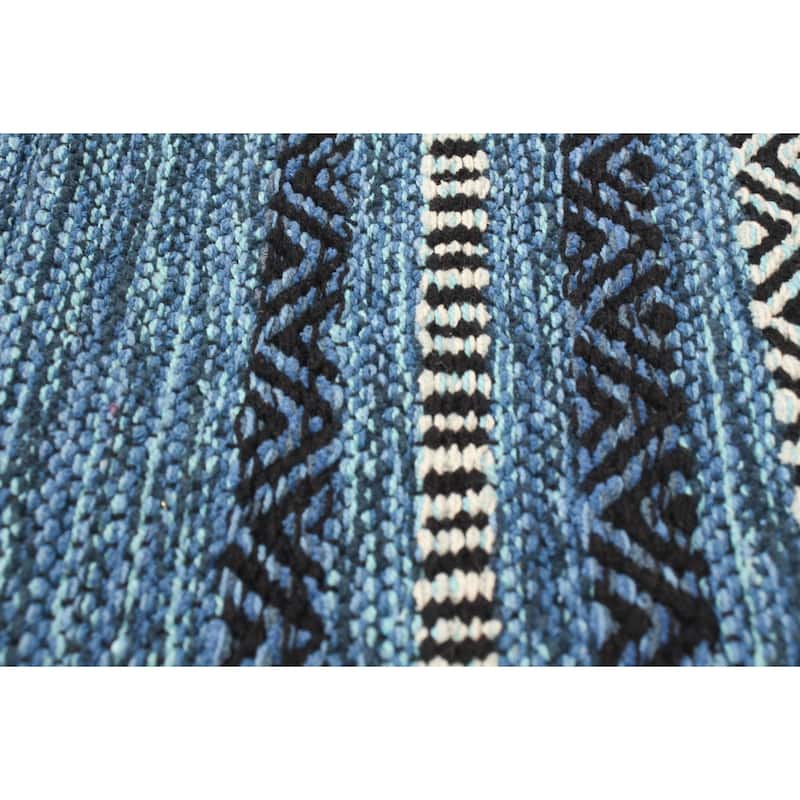 ECARPETGALLERY Arizona Flat-weave Wool Kilim Area Rug