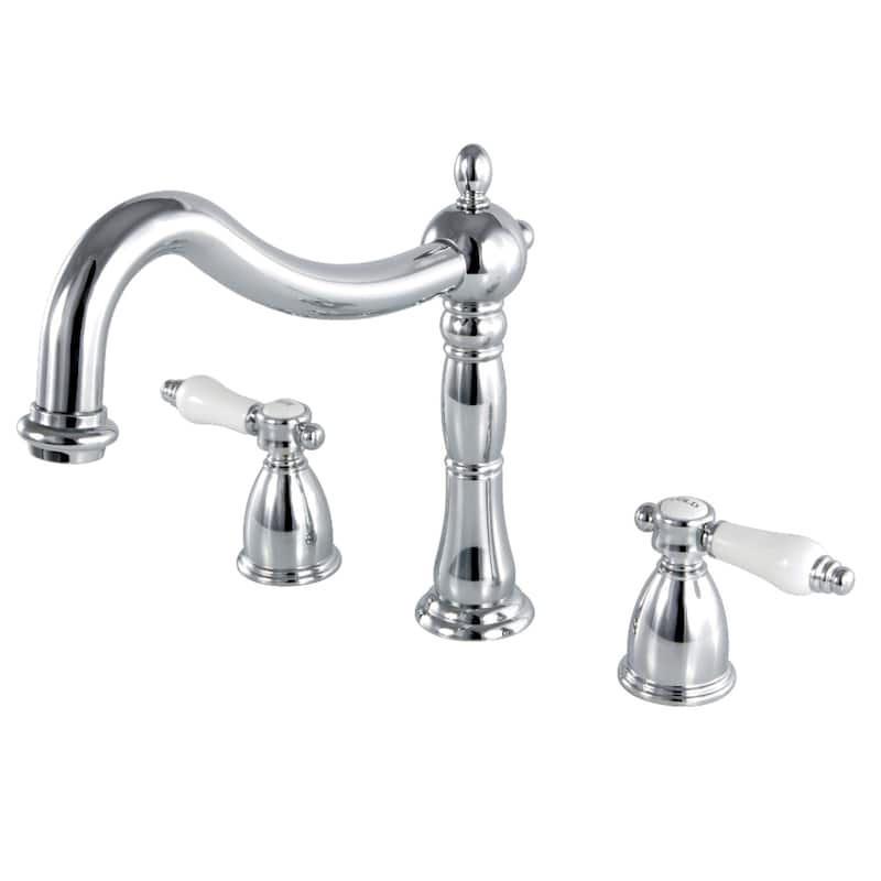 Kingston Brass Victorian Porcelain Roman Tub Faucet - Polished Chrome